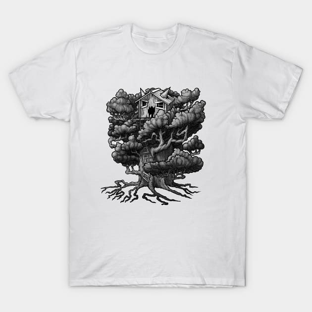 Tree house T-Shirt by Graffitidesigner